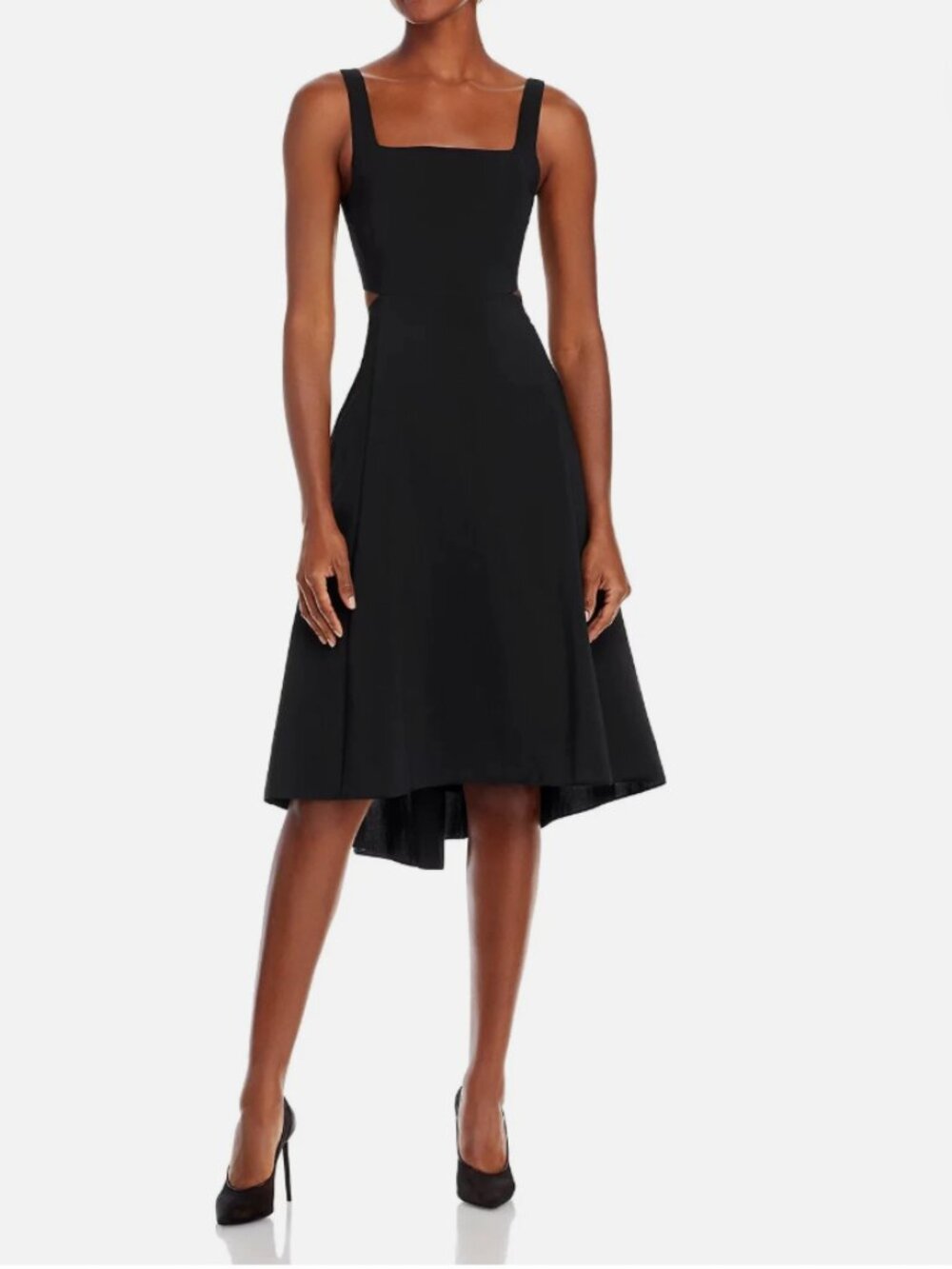 Theory Black Dress zip open back wedding and events - 10